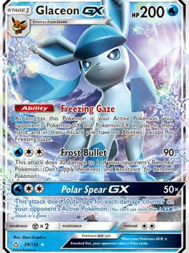 Glaceon GX (39/156) [Sun & Moon: Ultra Prism]