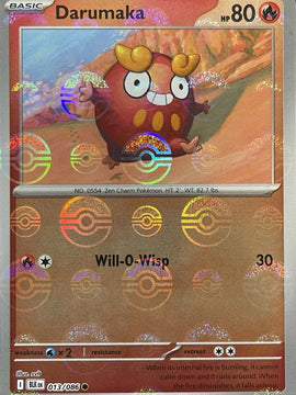 Darumaka (Poke Ball Pattern) 13 - SV Black Bolt Holofoil
