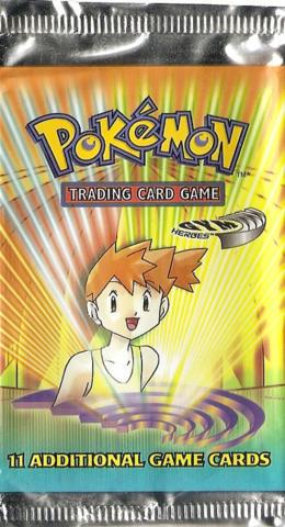 Pokemon Gym Heroes Unlimited Booster Pack - Misty Artwork