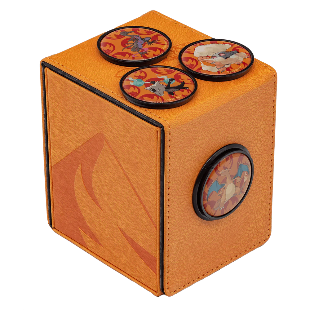 Ultra Pro - Pokemon - Alcove Click Deck Box - Scorching Summit