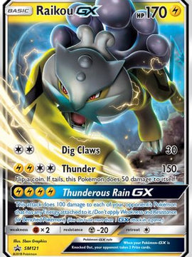 Raikou GX (SM121) [Sun & Moon: Black Star Promos]