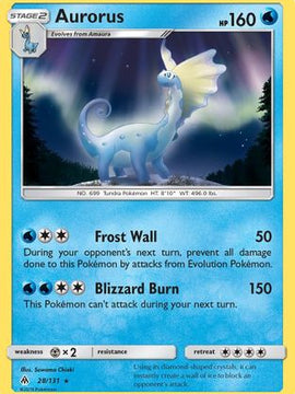 Aurorus (28/131) [Sun & Moon: Forbidden Light]