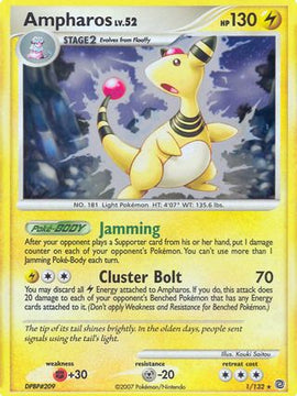 Ampharos (DP Secret Wonders) (1) [Deck Exclusives]
