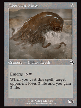 Abundant Maw (Retro Frame) (INR-329) - Innistrad Remastered