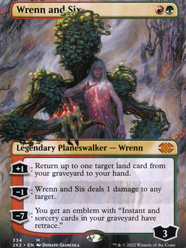Wrenn and Six (2X2-334) - Double Masters 2022 (Borderless) Foil