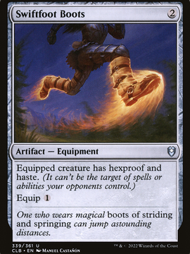 Swiftfoot Boots (CLB-339) - Commander Legends: Battle for Baldur's Gate