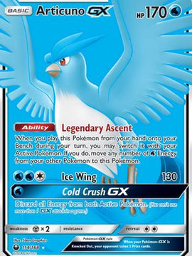 Articuno GX (154/168) [Sun & Moon: Celestial Storm]