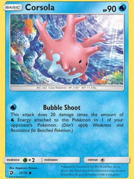 Corsola (27/70) [Sun & Moon: Dragon Majesty]