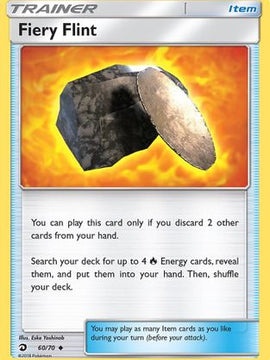 Fiery Flint (60/70) [Sun & Moon: Dragon Majesty]