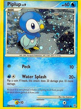 Piplup (93/130) (Cosmos Holo) [Diamond & Pearl: Base Set]