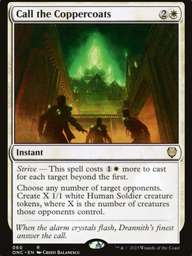 Call the Coppercoats (ONC-060) - Phyrexia: All Will Be One Commander
