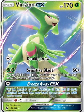 Virizion GX (34/214) [Sun & Moon: Lost Thunder]