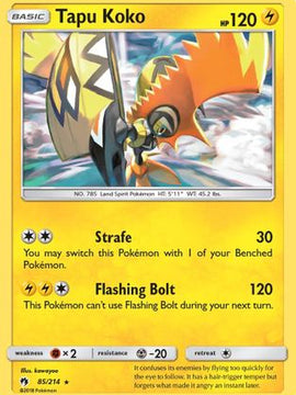 Tapu Koko (85/214) [Sun & Moon: Lost Thunder]