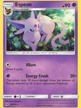 Espeon (89/214) [Sun & Moon: Lost Thunder]