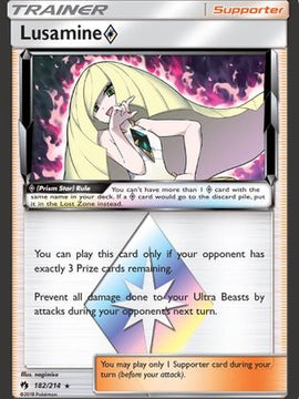 Lusamine (182/214) (Prism Star) [Sun & Moon: Lost Thunder]