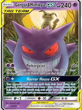 Gengar & Mimikyu GX (53/181) [Sun & Moon: Team Up]