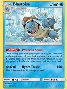 Blastoise (25/181) (Theme Deck Exclusive) [Sun & Moon: Team Up]