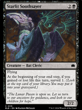 Starlit Soothsayer (BLB-115) - Bloomburrow