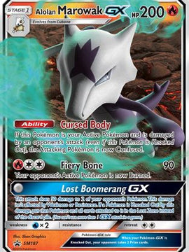 Alolan Marowak GX (SM187) [Sun & Moon: Black Star Promos]