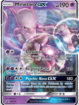 Mewtwo GX (SM196) [Sun & Moon: Black Star Promos]