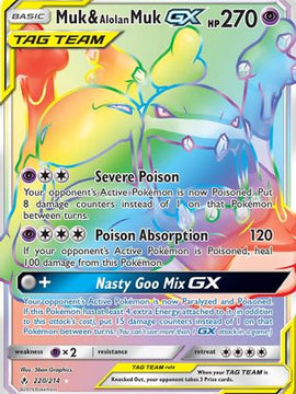 Muk & Alolan Muk GX (220/214) [Sun & Moon: Unbroken Bonds]