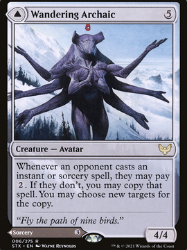 Wandering Archaic // Explore the Vastlands (STX-006) - Strixhaven: School of Mages