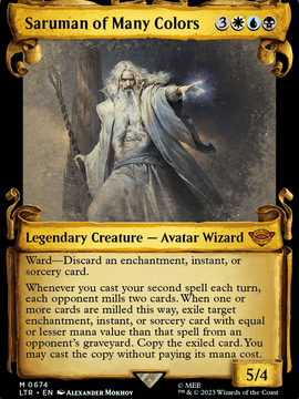 Saruman of Many Colors (LTR-674) - The Lord of the Rings: Tales of Middle-earth: (Showcase)