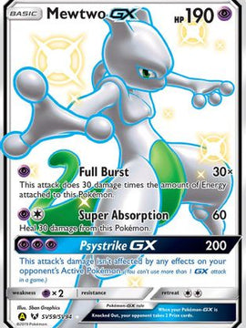 Mewtwo GX (SV59/SV94) [Sun & Moon: Hidden Fates - Shiny Vault]