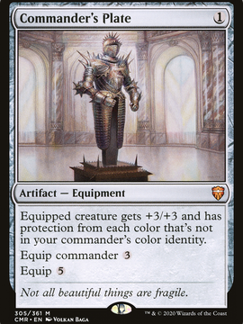 Commander's Plate (CMR-305) - Commander Legends