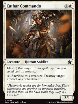 Cathar Commando (FDN-139) - Foundations Foil