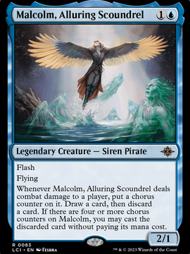 Malcolm, Alluring Scoundrel (LCI-063) - The Lost Caverns of Ixalan