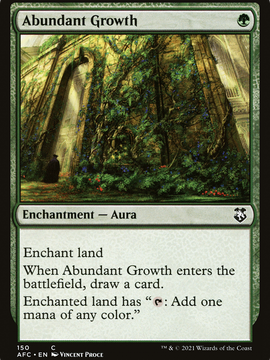Abundant Growth (AFC-150) - Forgotten Realms Commander