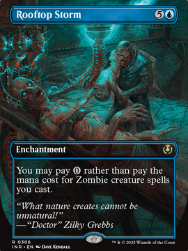 Rooftop Storm (Borderless) (INR-306) - Innistrad Remastered Foil