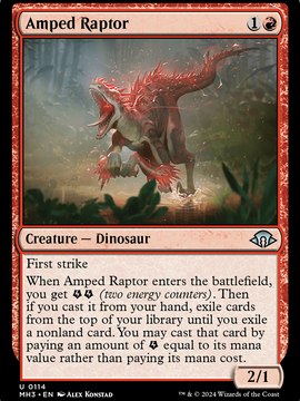 Amped Raptor (MH3-114) - Modern Horizons 3
