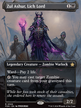 Zul Ashur, Lich Lord (FDN-326) - Foundations (Borderless)