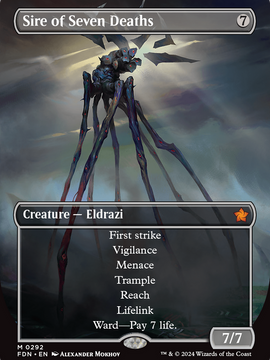 Sire of Seven Deaths (FDN-292) - Foundations (Borderless)