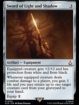 Sword of Light and Shadow (ACR-100) - Assassin's Creed Foil