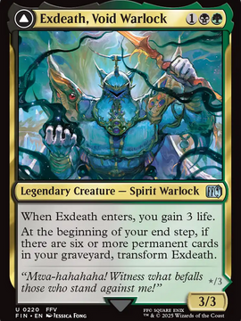 Exdeath, Void Warlock // Neo Exdeath, Dimension's End (FIN-220) - FINAL FANTASY