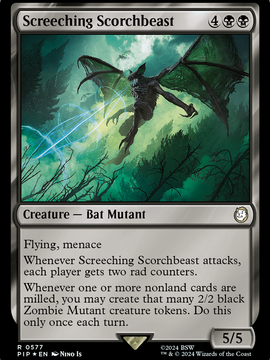 Screeching Scorchbeast (PIP-577) - Fallout Foil