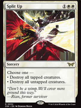 Split Up (DSK-032) - Duskmourn: House of Horror Foil