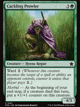 Cackling Prowler (FDN-101) - Foundations Foil