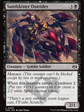 Sandskitter Outrider (TDM-089) - Tarkir: Dragonstorm Foil