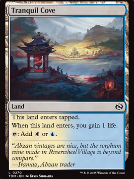 Tranquil Cove (TDM-270) - Tarkir: Dragonstorm Foil