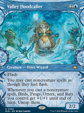 Valley Floodcaller (BLB-308) - Bloomburrow: (Showcase) Foil