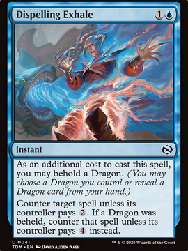 Dispelling Exhale (TDM-041) - Tarkir: Dragonstorm Foil
