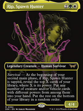 Rip, Spawn Hunter (DSK-362) - Duskmourn: House of Horror (Borderless) Foil