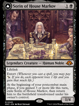Sorin of House Markov // Sorin, Ravenous Neonate (MH3-245) - Modern Horizons 3
