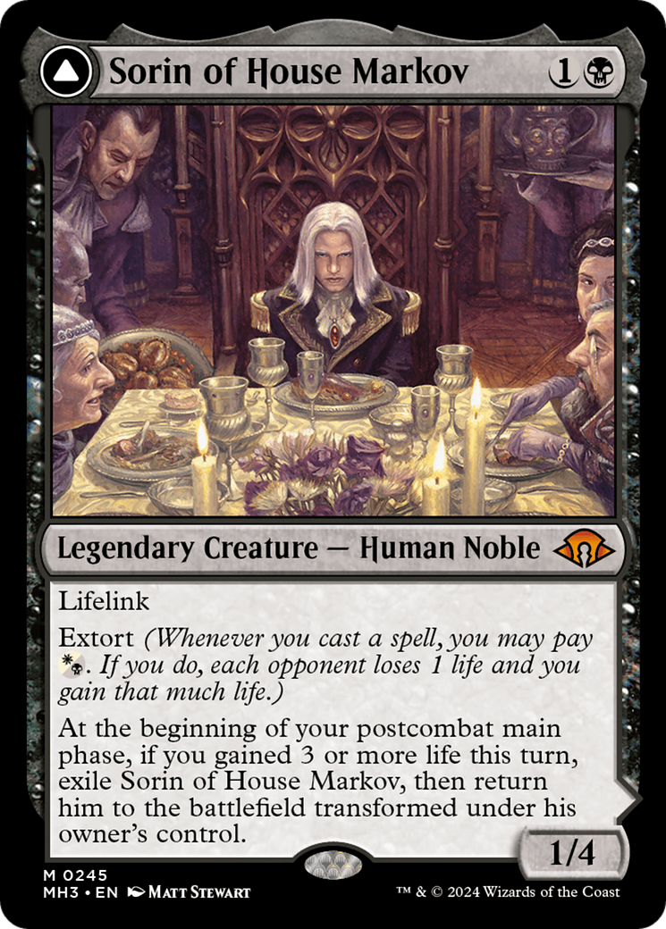 Sorin of House Markov // Sorin, Ravenous Neonate (MH3-245) - Modern Horizons 3