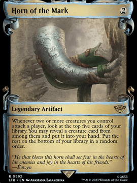 Horn of the Mark (LTR-692) - The Lord of the Rings: Tales of Middle-earth: (Showcase) Foil
