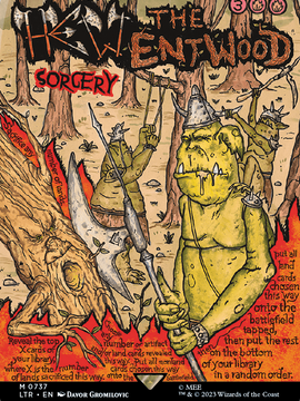 Hew the Entwood (LTR-737) - The Lord of the Rings: Tales of Middle-earth (Borderless) Foil